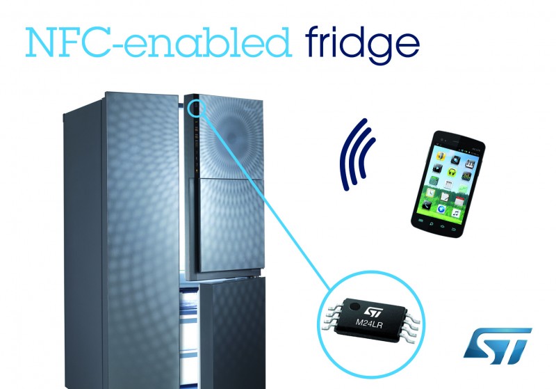 Innovative Contactless Memory From STMicroelectronics Powers Korea’s First NFC Fridge From Dongbu Daewoo Electronics