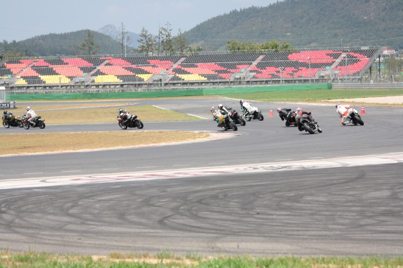 KMF Korea Road Race Championship held at Yeongam F1 Race Track