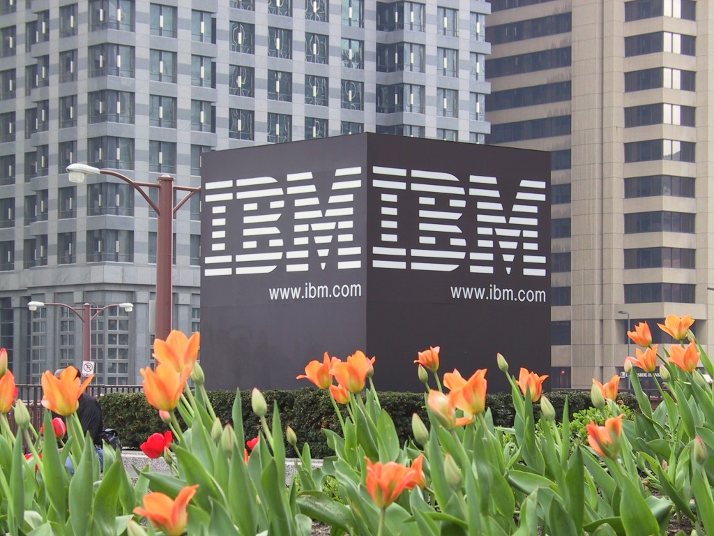 Logo of the IBM Chicago office. (image credit: by Alfred Lui at Flickr) 