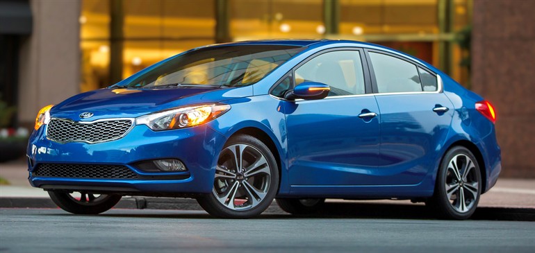 The Forte stood out in its category for offering a wide variety of features and options, edgy styling and a comfortable ride. (photo: Kia Motors)