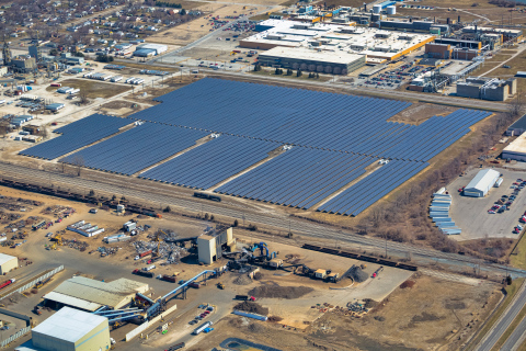 “US EPA is proud to have played a role in the Maywood Solar Farm project, which has transformed a site with a long history of contamination into a source of renewable energy for the future.” (image: BusinessWire)