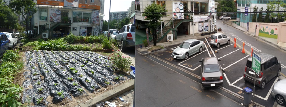 Before and After the program (image: Hagye-dong in Nowon Gu in Seoul)