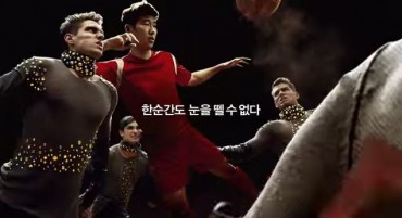 Korean Football Stars Appearing on LG Ultra HD TV