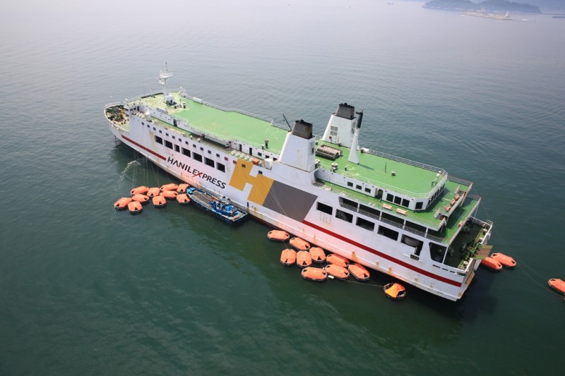 Hanil Express Conducts Strengthened Safety Check on Its Ferry Boat