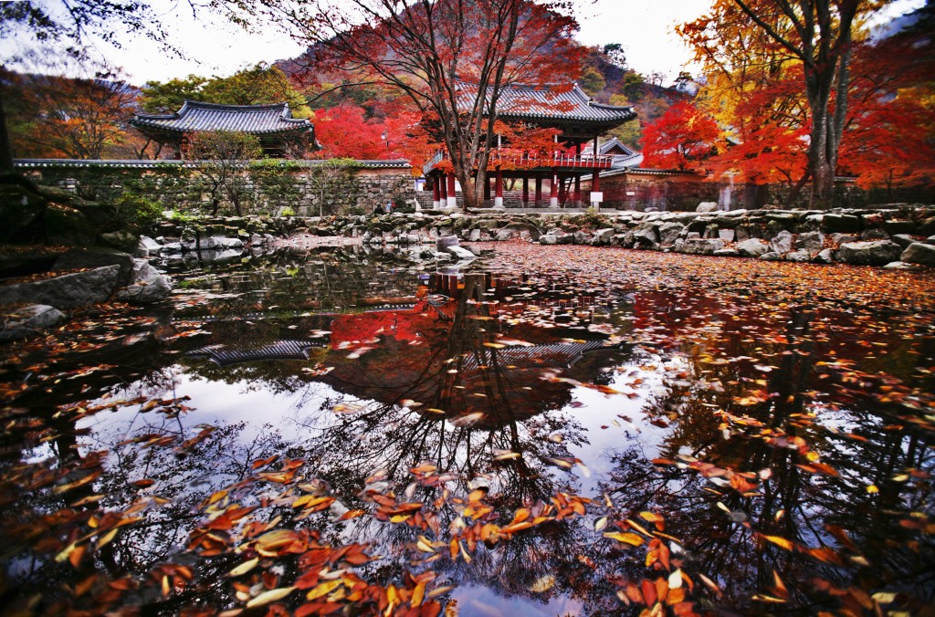 Autumn landscape with temples in south korea,naejangsa (image: Kobizmedia/Korea Bizwire)