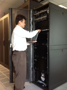 Data center operators benefit from a clean backup power solution that occupies the same space as one server cabinet. (image: BusinessWire)