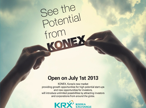 As of June 27, there are 55 firms listed on the KONEX market with the market capitalization of 1,181.5 billion won. (image: KONEX)