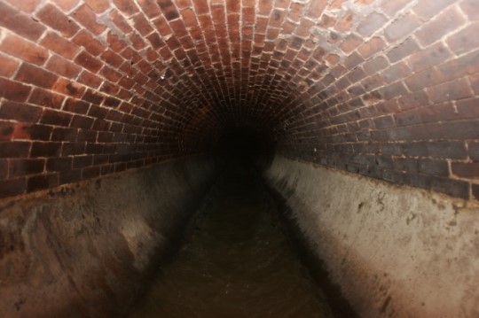 The two subterranean rivers for drainage purposes were built before and after 1910 by employing modern technology based on existing subsoil water streams. (image: Seoul Metropolitan City Government)