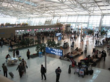Incheon International Airport Swarms with Passengers