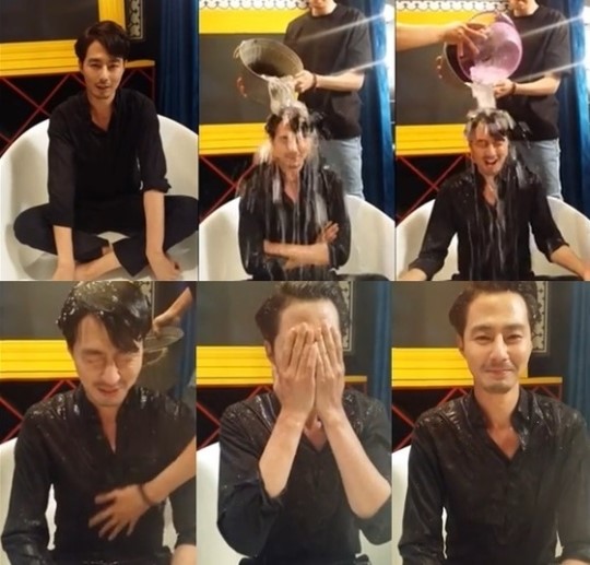 Cho In-Sung and More Korean Celebrities Say, “Take the Ice Bucket and Show Support”