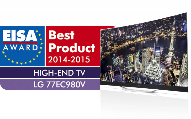 LG OLED TV Honored for Third Consecutive Year at Europe’s EISA Awards