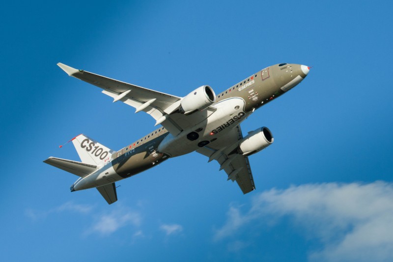 Bombardier CSeries Aircraft Back in the Air