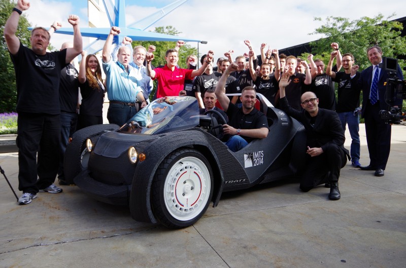 World’s First 3D-Printed Car Takes Inaugural Drive