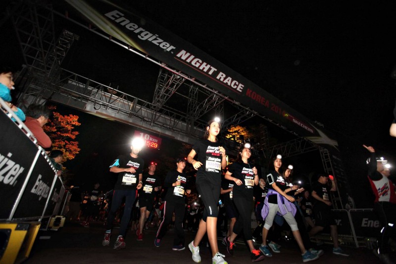 Energizer Korea Holds Night Race to Make Much Brighter World