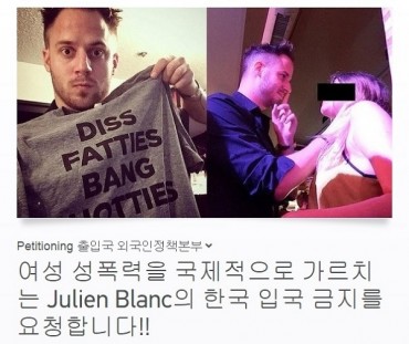Pickup Artist Forced to Cancel Schedule in Korea as Advocates Refuse His Visit