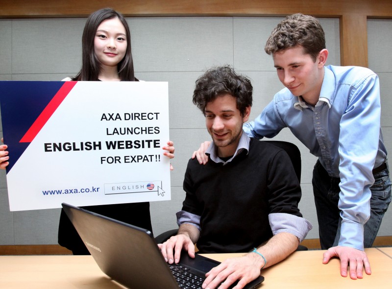 AXA Direct to Launch English Website for Expats in Korea