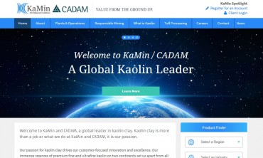 KaMin LLC and CADAM S.A. Launch New Website