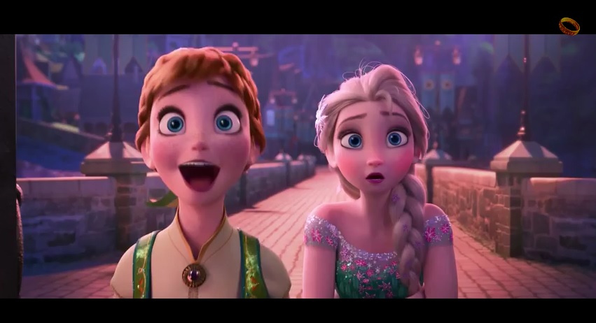 frozen elsa surprised