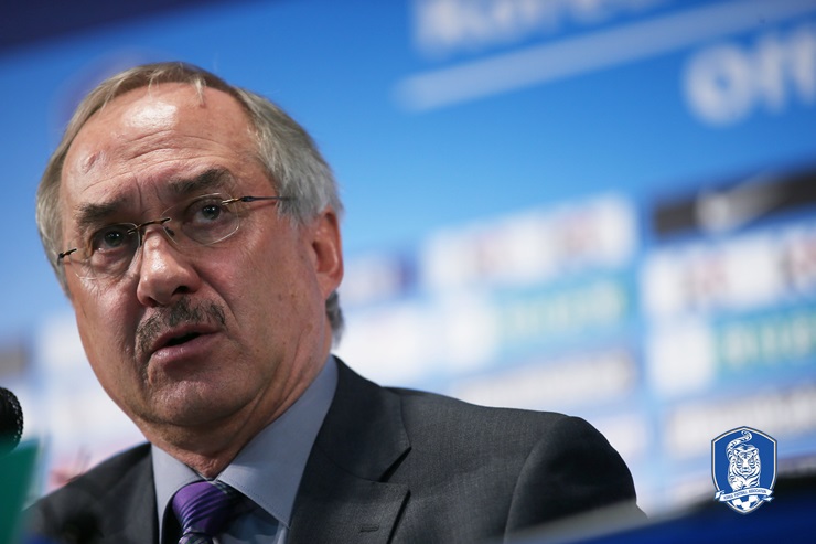 Uli Stielike made the statement while announcing his 23-man roster for two March friendlies at home, first against Uzbekistan on March 27 and then versus New Zealand four days later. (image: KFA)