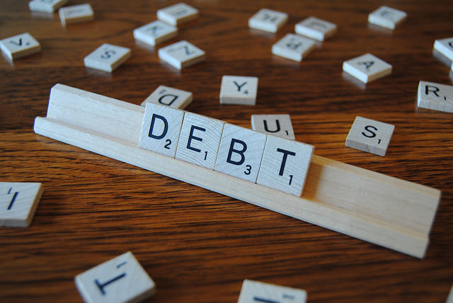 The size of debt is equal to 33.9 percent of the nation's gross domestic product last year, up from 32.5 percent tallied for 2013. (image: GotCredit/flickr)