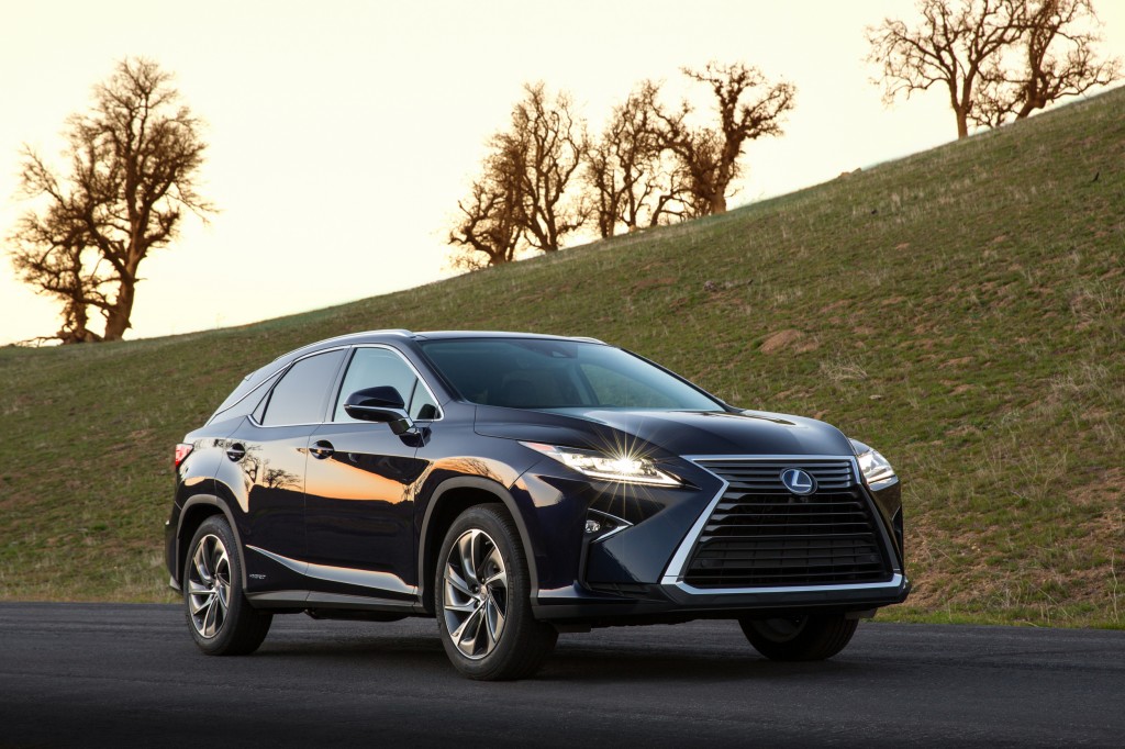 Lexus has shown that it has once again redefined the luxury-sport-utility segment with the unveiling of the totally redesigned "RX" at the 2015 New York Auto Show today.  (image: Lexus RX 450h)