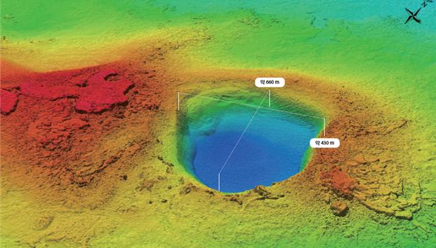 Giant Seabed Crater Found in Sea Near Jeju