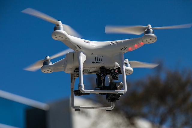 DJI's Phantom series are especially popular in Korea, and the company accounted for 80 percent of the Korean drone market last year.  (image:  Kevin Baird/flickr)