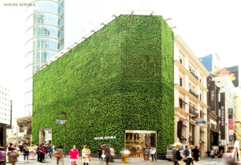 Nature Republic’s Myeongdong Store Undergoes Green Remodeling