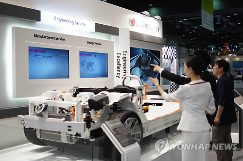 LG Presents Core EV Components at EV Symposium & Exhibition in Goyang