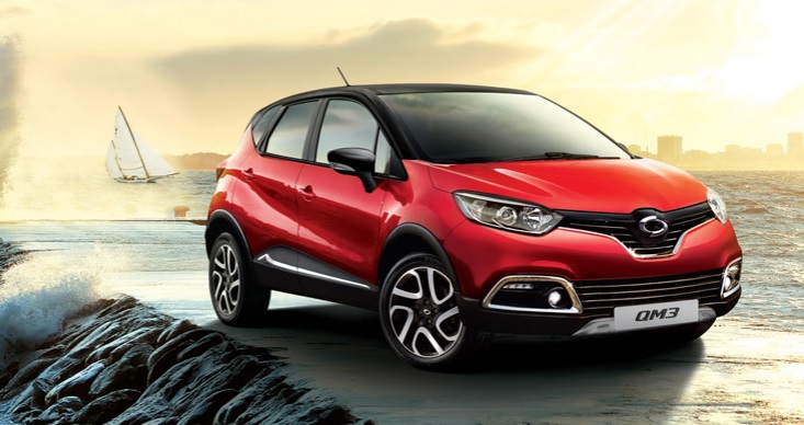 A potential problem in the QM3 mini SUVs could corrode the brake hose and cause the brake system to leak, which may compromise the car's ability to stop. (image: Renault Samsung Motor)