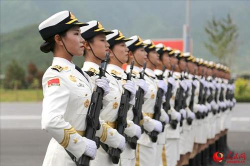 Chinese Female Honor Guards Attract Attention