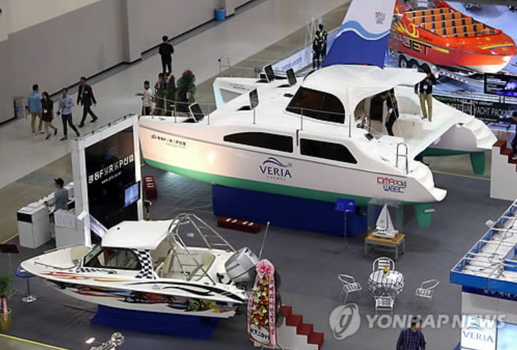 On a Boat, Like a Boss, at the Busan International Boat Show