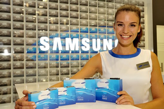 Samsung SDI announced that it joined the 2015 International Motor Show (IAA) in Frankfurt as a supplier of batteries for EV and other car parts. (image: Samsung SDI)