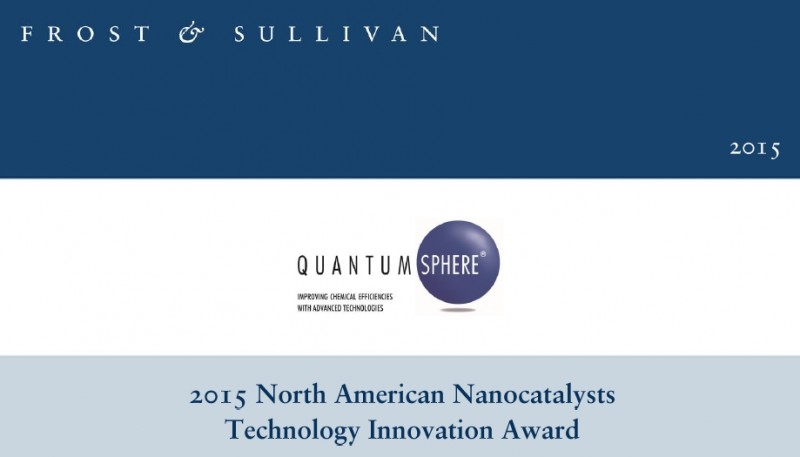 QuantumSphere Wins 2015 Frost & Sullivan Technology Innovation Award