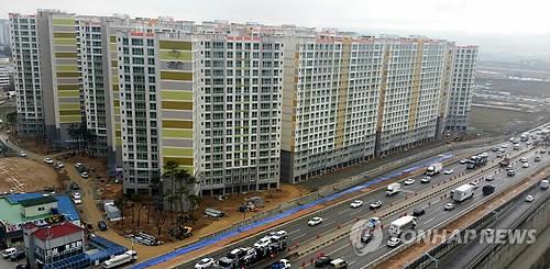 An apartment complex in Gwangju, some 330 kilomters south of Seoul (Image : Yonhap)