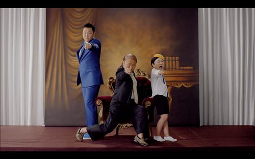 Psy's "Daddy" launched at 97th on Billboard's Hot 100 Chart on Tuesday, the fourth consecutive time his song opened on the industry standard U.S. chart. (Image : Yonhap)