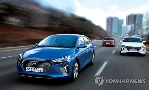 Hyundai Motor's Ioniq hybrid (Image : Yonhap)
