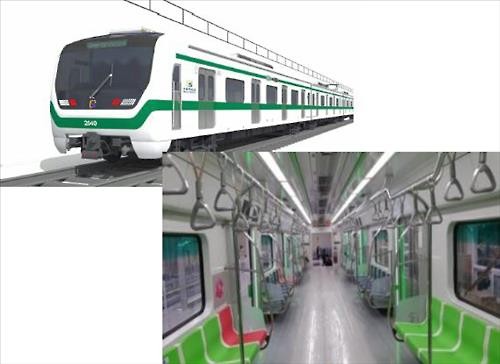 The Seoul metropolitan government said Monday it will introduce new subway trains with wider seats beginning late next year. (Image : Yonhap)
