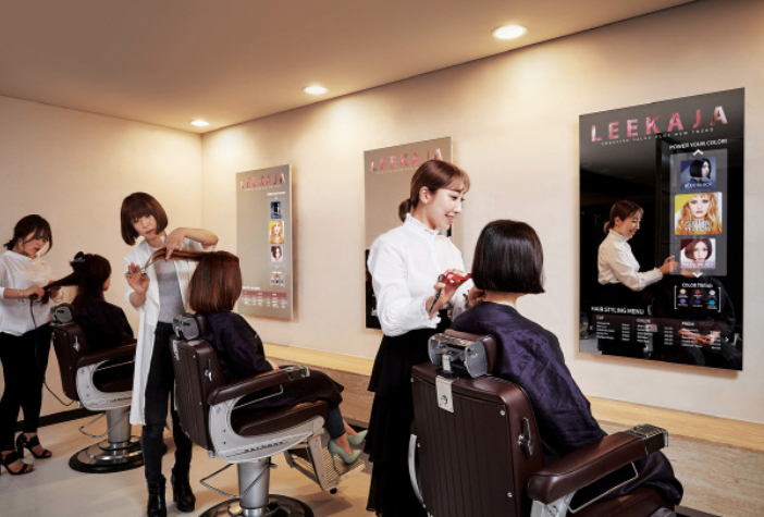 mini hair korean salon