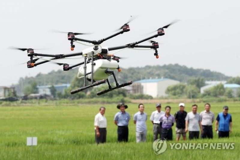 Farmers Turn to Drones for Crop-Spraying