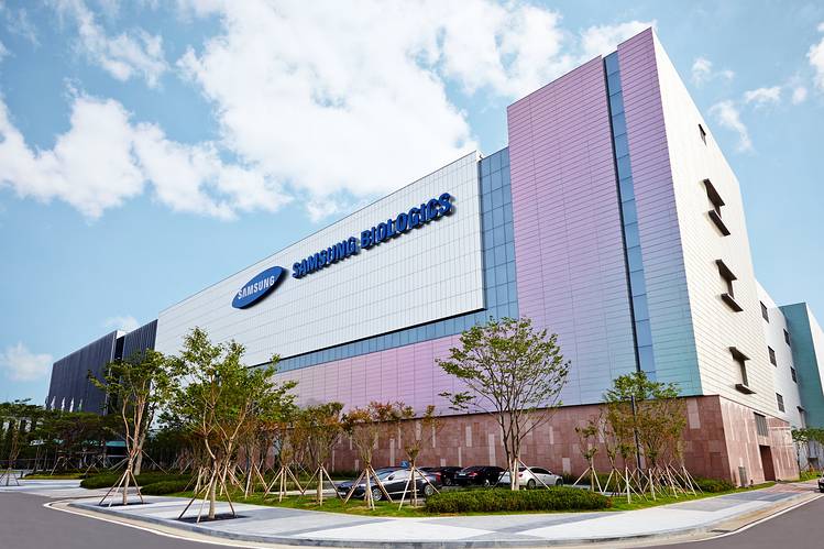 Samsung BioLogics is a contract manufacturer of biologic drugs, made from living cells, for global pharmaceutical firms. It owns 91 percent of Samsung Bioepis Co., which develops copies of biotech drugs that are often called biosimilars. (image: Samsung BioLogics)