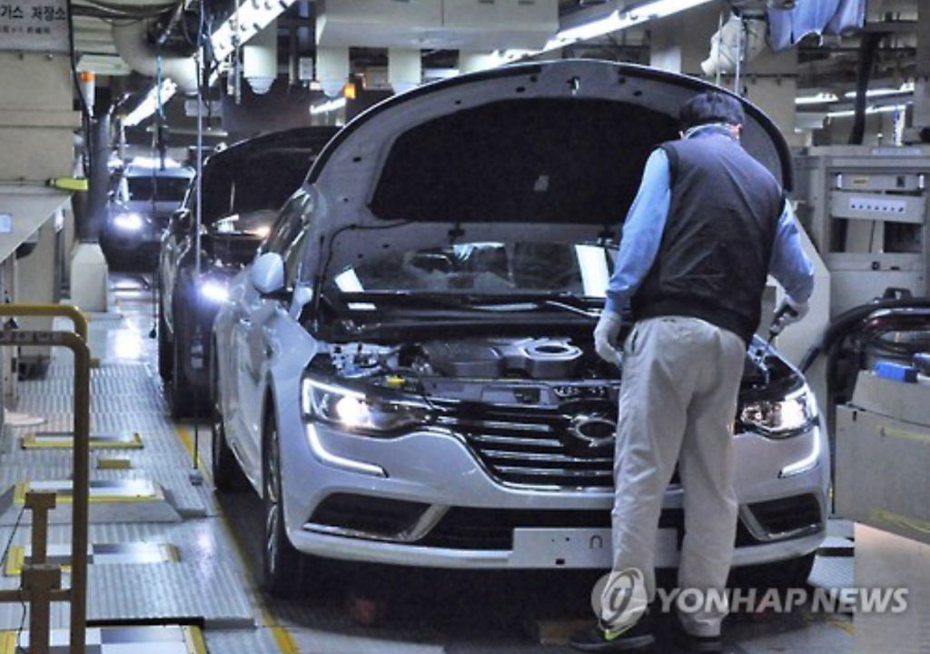 Renault Samsung Motors' plant in Busan. (image: Yonhap)