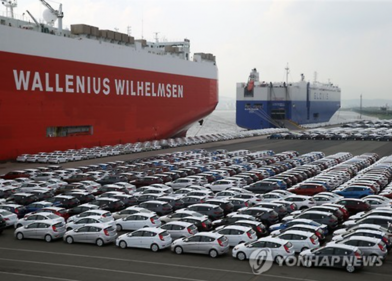 S. Korea’s Passenger Car Exports Tumble 17.4 Pct in Q3