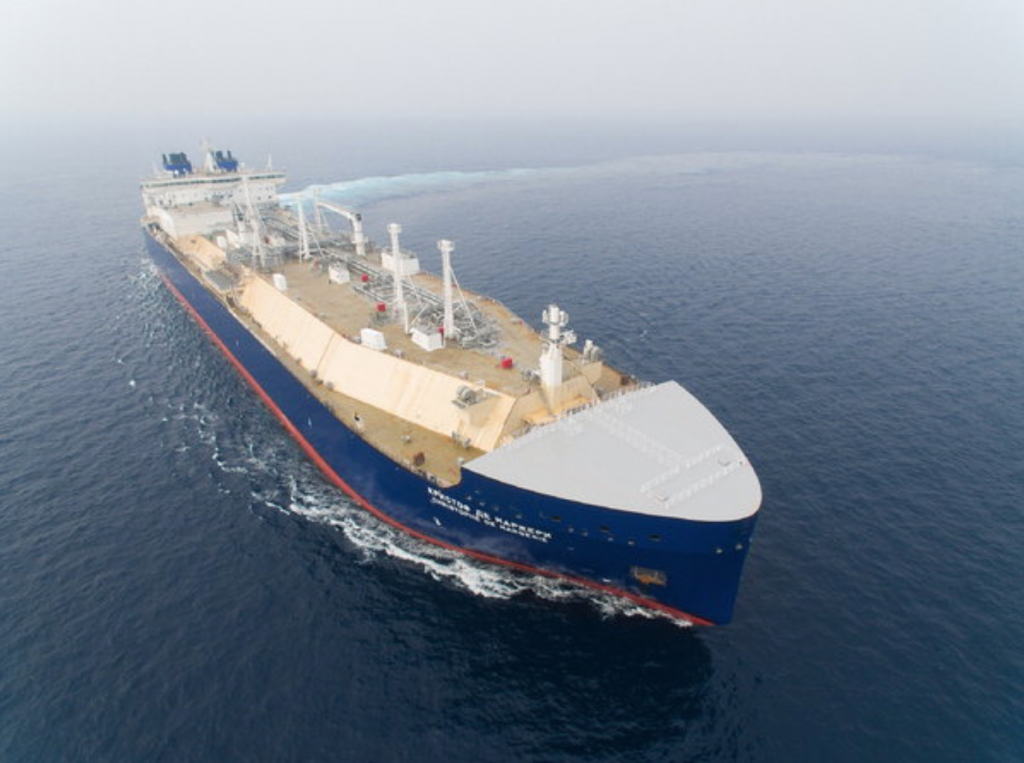 DSME built the world’s first icebreaking liquid natural gas (LNG) carrier last year for Russia's state-run shipper Sovcomflot. (image: DSME)