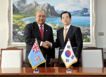 S. Korea, Fiji Agree to Boost Military Cooperation
