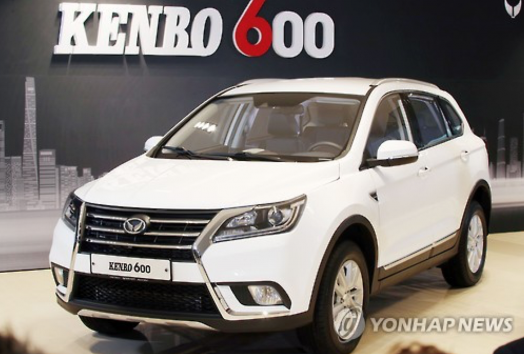 The Kenbo 600, marketed as the S6 in China, is an SUV produced by BAIC Motor Corp., the passenger car-making unit of China's state-owned BAIC Group, the fourth-largest automotive group in China by output. (image: Yonhap)