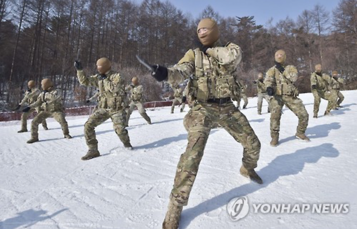 South Korean Special Forces Knife Training