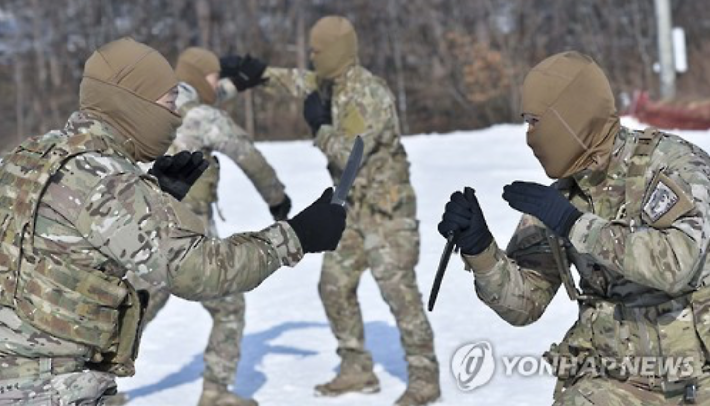 South Korean Special Forces Knife Training