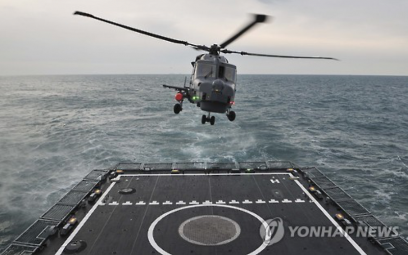 Korean Navy Deploys Four Wildcat Choppers