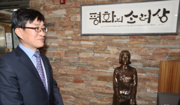 First Privately Funded Comfort Woman Statue Erected in Korean Hospital